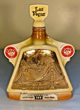 1970 GOLDEN GATE CASINO Las Vegas 11" Jim Beam EMPTY Decanter