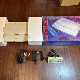 NEC PC Engine Duo-R PI-TG10 Console w/Box, Controller,  AV cable,  AC adapter