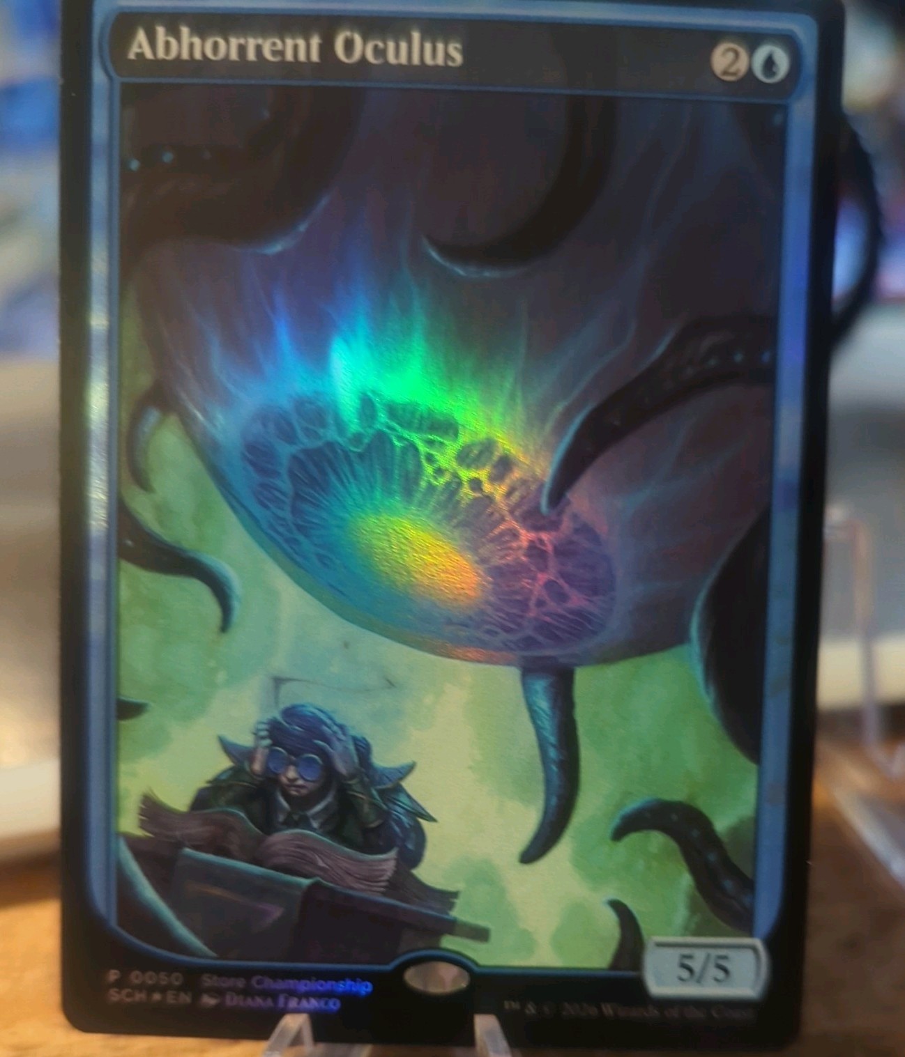 Abhorrent Oculus FOIL Store Championship Promo MTG Magic The Gathering