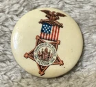1861-1866 Civil War GAR Grand Army of the Republic Veterans Badge Button Pin