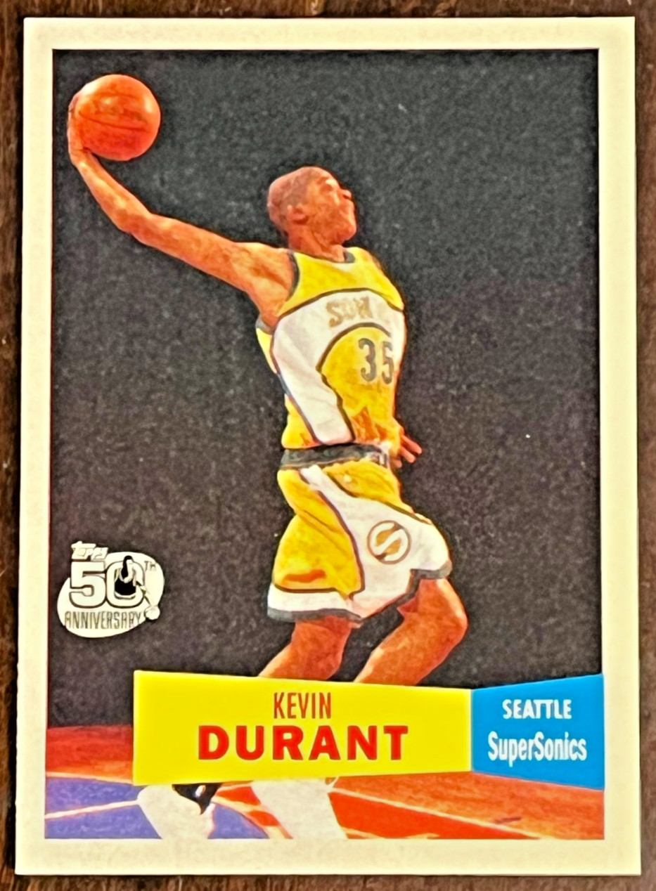 2007-08 Topps Basketball #112 Kevin Durant 57-58 variation insert RC - see pics
