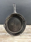 Vtg Griswold Cast Iron Skillet 704T Heat Ring Large Block Logo Antique Pan USA 8
