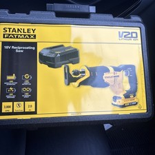 STANLEY FatMax V20 18V Cordless Reciprocating Saw W/ 1x Battery & Charger NEW