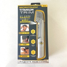 Micro Touch Titanium TRIM Hair Cutting Body Shaver Groomer Trimmer NEW