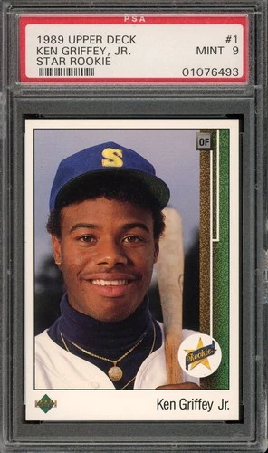 1989 Upper Deck #1 Ken Griffey Jr. RC PSA 9 (MINT)