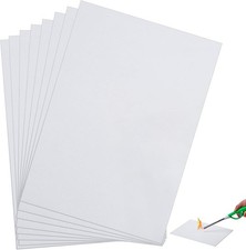 8 Pcs High Temperature Gasket Paper Exhaust Gasket Material White Gasket Shee...