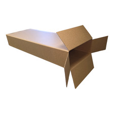 5 Pack Guitar Corrugated Box Carton Kraft Side Loading 18" L X 6" W X 45