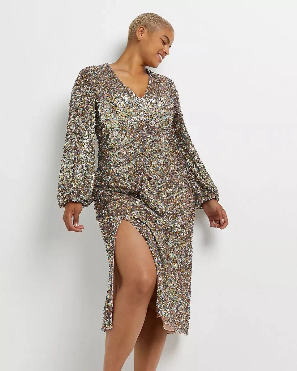 slim fit dress slacks Mayoral - Sequined Shimmer Dress w/Ribbon Belt
