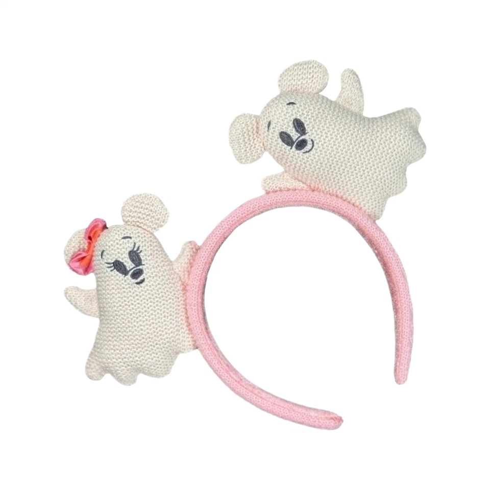Diadema oreja Mickey y Minnie Mouse fantasma de Halloween de los parques de Disney 2025 NUEVA Foto 3 de 4