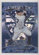 2018 Panini Chronicles Crusade Blue Ice Prizm 102/149 Clint Frazier #6 2x6