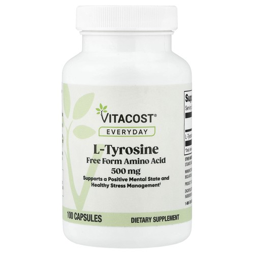 Everyday, L-Tyrosine, 500 mg, 100 Capsules