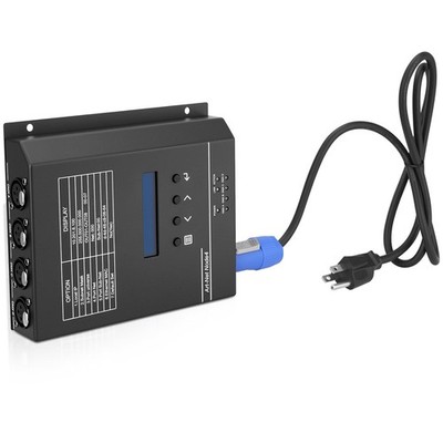 4-Port ArtNet DMX Converter, Bidirectional 4-Universe Node, Rack Mountable