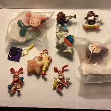 McDonald's Vintage Happy Meal Toys Lot Fraggle Rock Raisins Noid Ronald