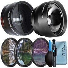 49mm Accessory Bundle for Canon EOS: R50, R100, M5, M6 Mark II, M6, R10, R7 ...
