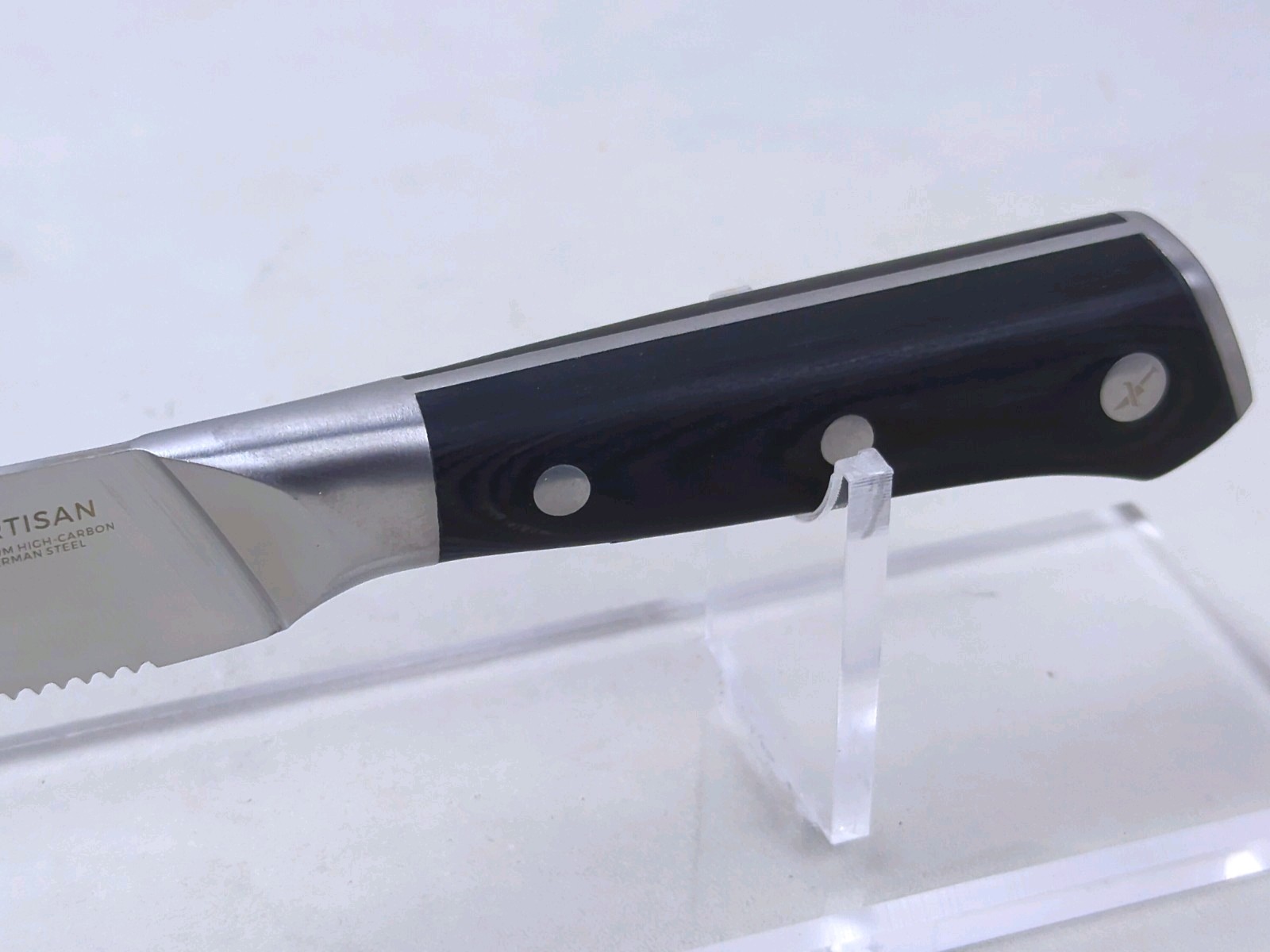 2pc CUTLUXE Steak Knife SET, ARTISIAN Series, FORGED German HIGH-CARBON Steel