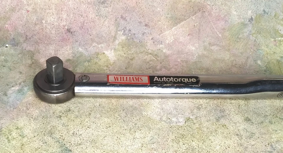 Vintage Williams Autotorque 1/2'' drive Torque Wrench for Classic Car use - Image 3 of 4