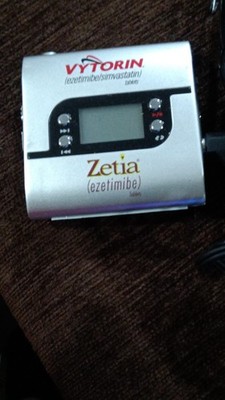 Vytorin Zetia 128M Silver Digital Music Player SD MMC Portable Audio Device