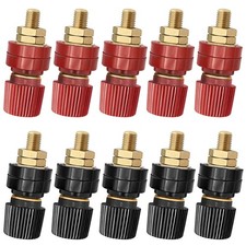 10Pcs Copper Battery Terminal Studs M6 6mm Remote Battery Binding Post Juncti...