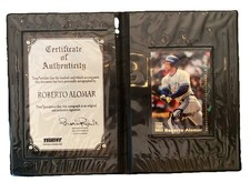 Roberto Alomar Team Stadium Club Treat Pro Autograph Baseball Card W/COA