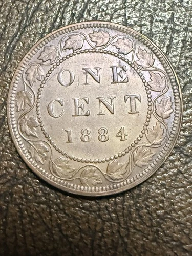 Photo of a 1884 Canada Large Cent from an eBay listing that sold on Jul 20, 2026