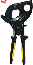 Heavy Duty Compact Ratcheting Cable Cutters w/ Comfort Grip Handles  Easy to Use