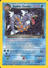 Pokémon Dunkles Garados TR-8 Holo Rare Deutsch Poor
