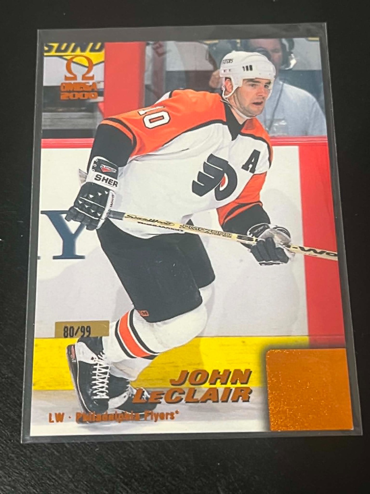 99/00 PACIFIC OMEGA JOHN LECLAIR COPPER PARALLEL 80/99 SP #171 RARE