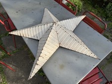 Antique Metal Barn Star Extra Large 106cm Authentic Rustic Wall Art Decor  