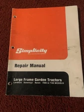 Simplicity 7100 Series Service Manual