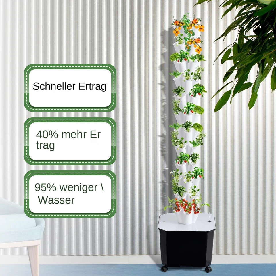 Hydroponisches Anbausystem 50/60 Pods Smart Hydroponic Tower Wasserzirkulation - Bild 4 von 4