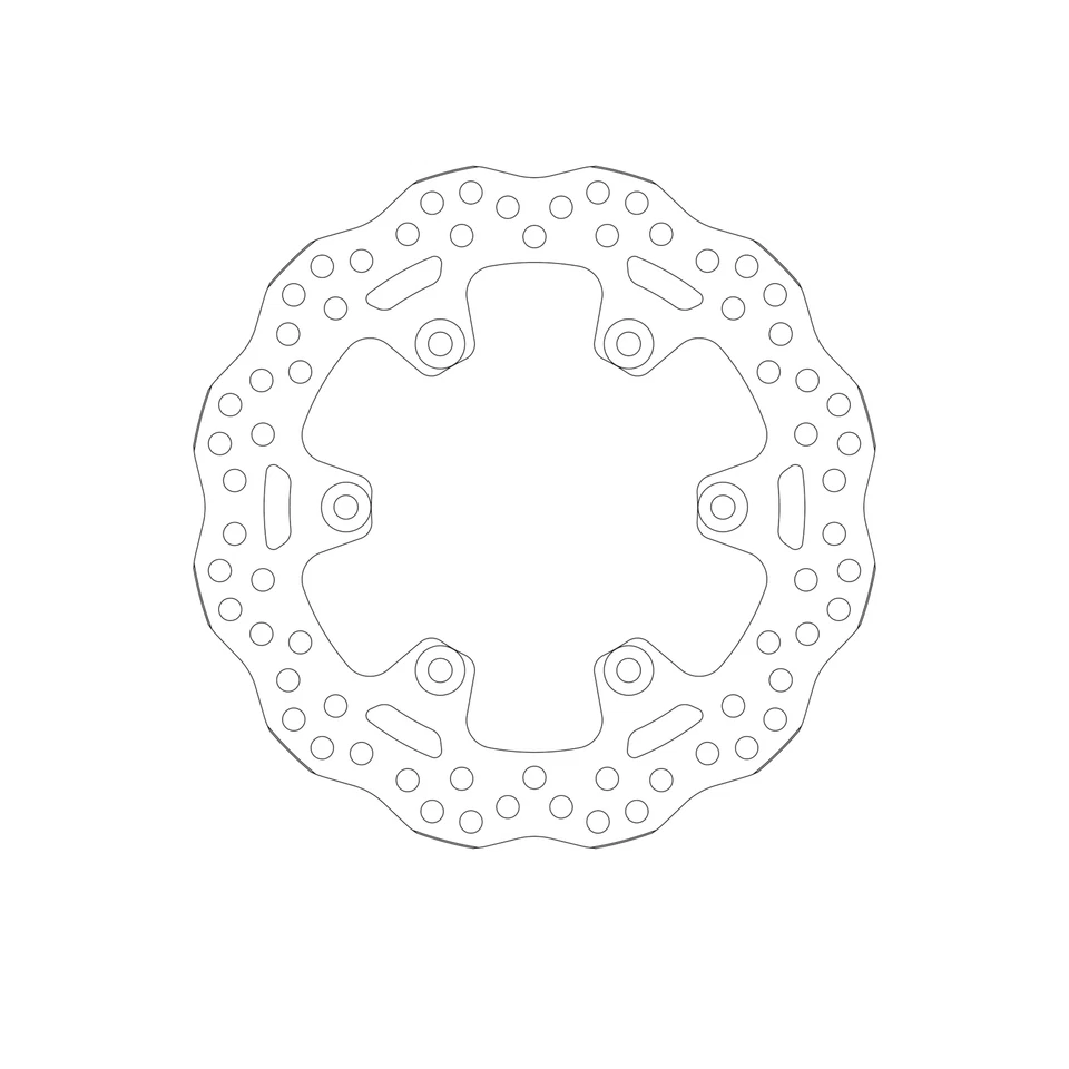 Brake Disc for DUCATI 907 IE 1991-1994 Rear Upgrade SBS - Image 2 of 4