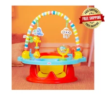 Asiento de actividades para bebé 3 en 1 SuperSeat Playful Paradise con juguetes