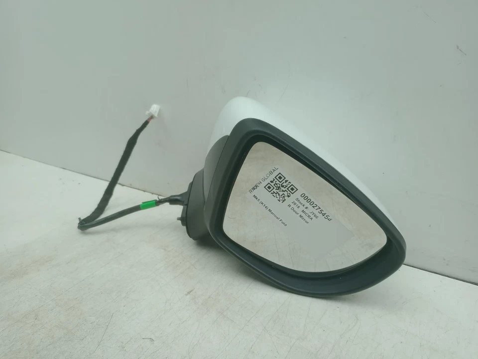 NISSAN MICRA DOOR MIRROR RIGHT CLEAR WHITE ZY2 963015FA0B MK5 K14 2016-2022 - Image 3 of 4