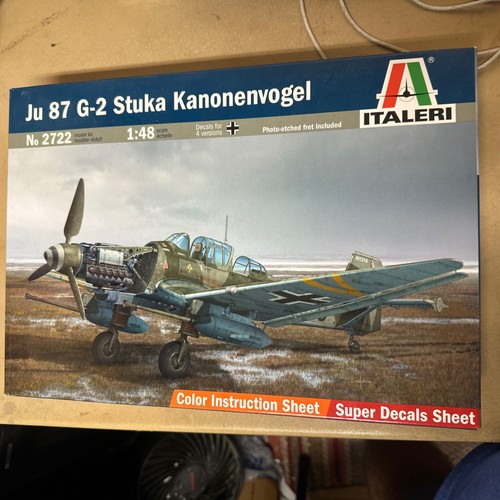 Italeri 2722 scala 1/48 Ju 87G-2 Stuka cannone