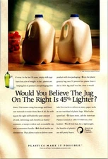 American Plastics Council Make it Possible Vintage Print Ad