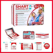 Funny Shart Survival Kit Poop Prank Gift Set w/Wipes & Underwear Christmas Gift