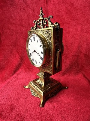 MUSEUM RARE VAP Pierret French Clock - Mythological Pedestal Case - Serviced