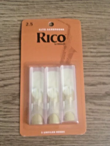 D'addario Rico Alto Saxophone Reeds 2.5 Strength (3 Pack)