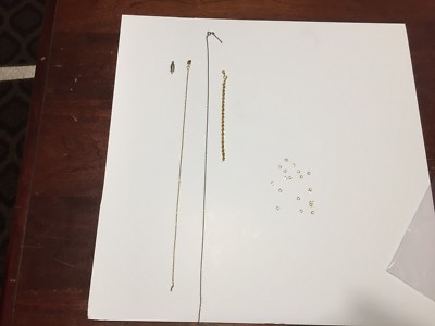 Lot of metal necklaces & parts for Craft or Repair