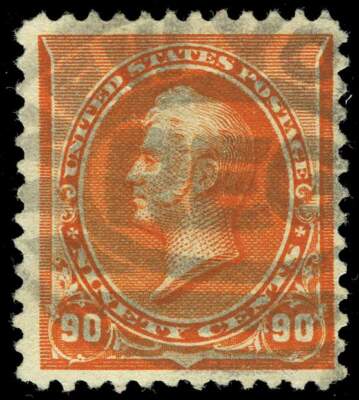 US # 229 90¢ Perry, Fine, Used, New York registry cancel | eBay