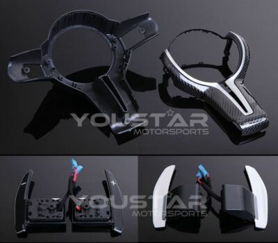 CARBON Steering Wheel Trim & Shift Paddles for BMW M2 M3 M4 M5 M6 M Performance