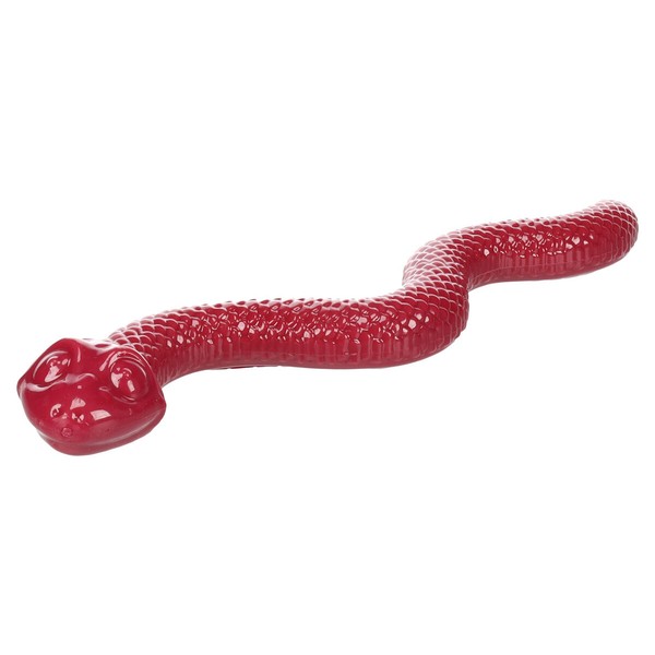 Flamingo Hundespielzeug Tpr Sneaky Snake Bordeaux, 42X10X5 Cm, Squeaker-image