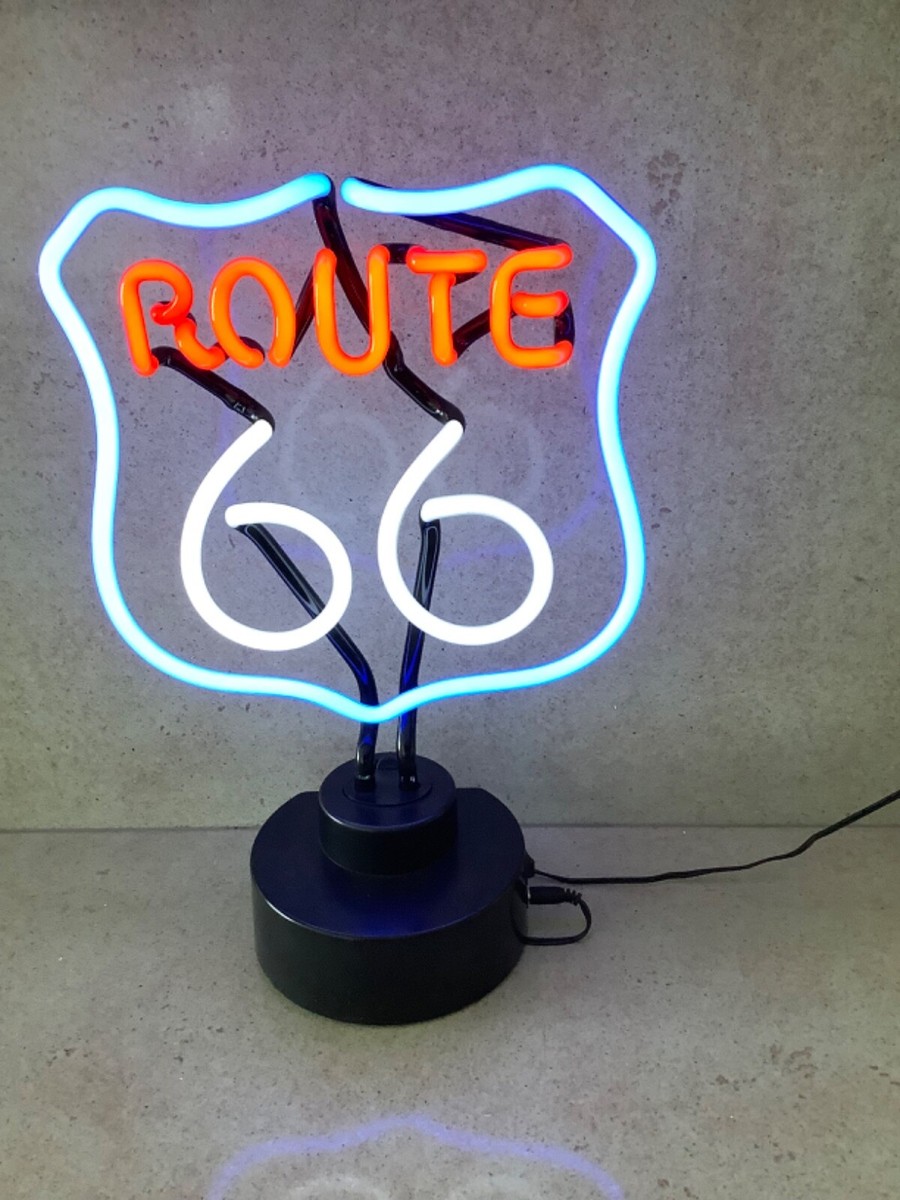 Vintage Route 66 Neon Sign | eBay