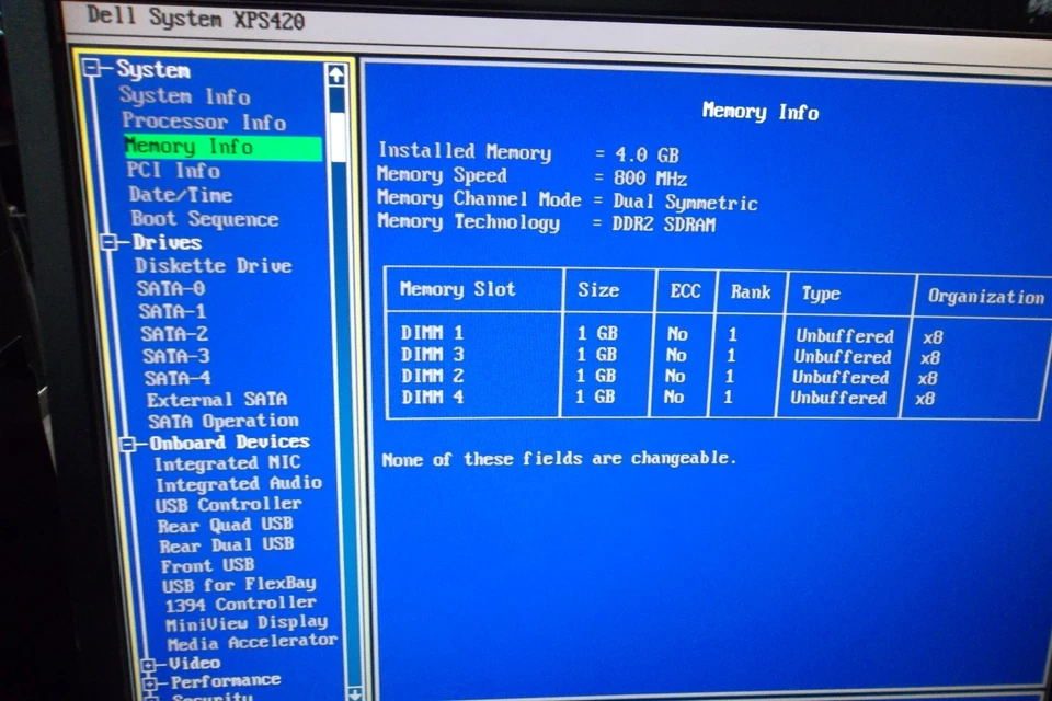 Dell XPS 420 4GB (4x 1GB) PC2-6400U Non-ECC Memory 800MHz 240 NT1GT64U88D0BY-AD - Image 2 of 4