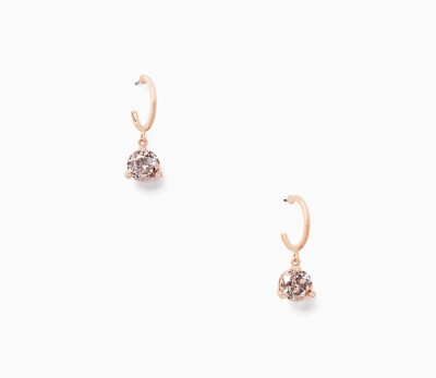 Kate Spade Rise and Shine Drop Huggies ROSE PATIN