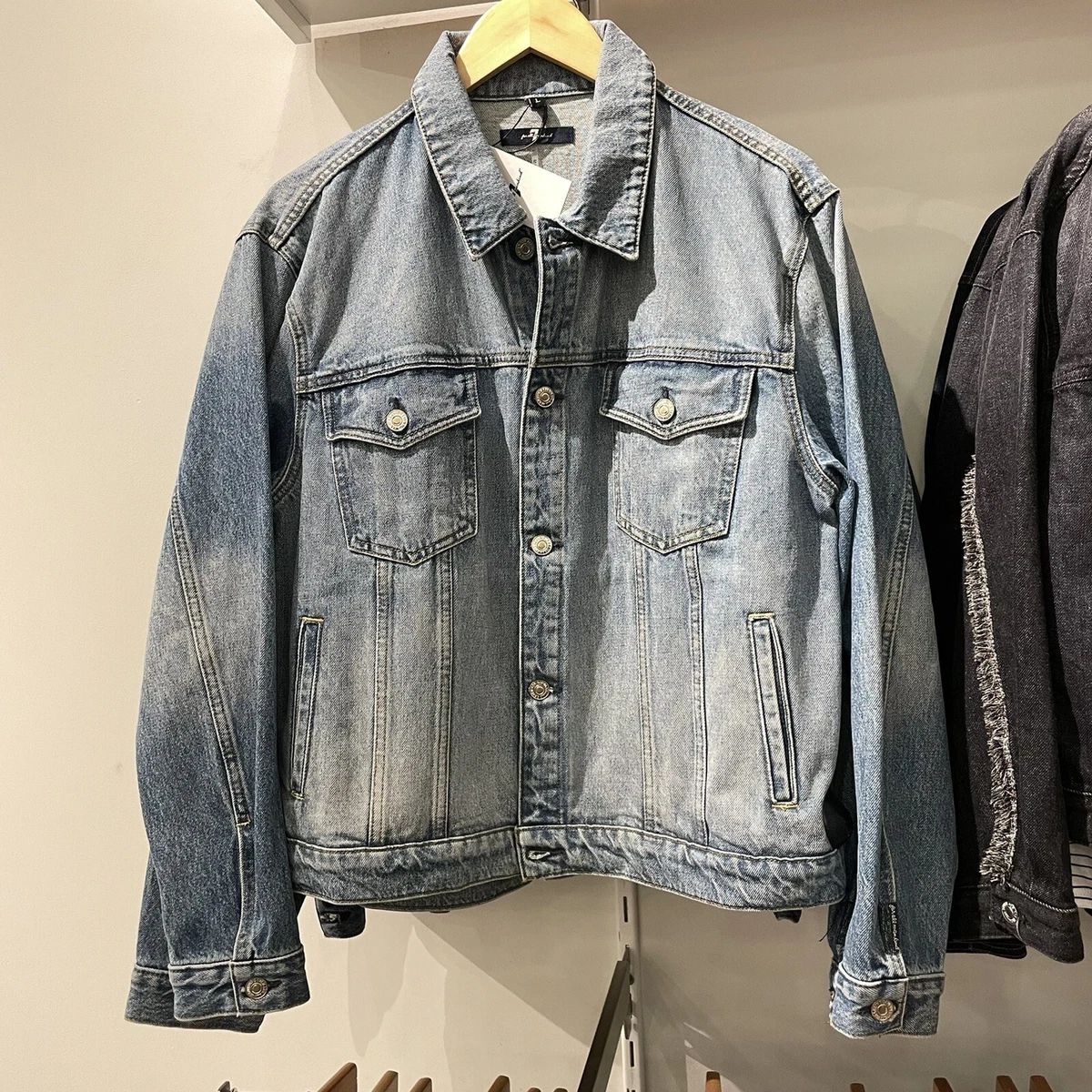 7 for all mankind denim jacket cheap
