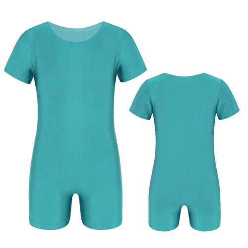 Kids Boys Girls Unitard Yoga Jumpsuit Fitness Leotard Exercise Swimsuit Dance - Picture 14 of 40