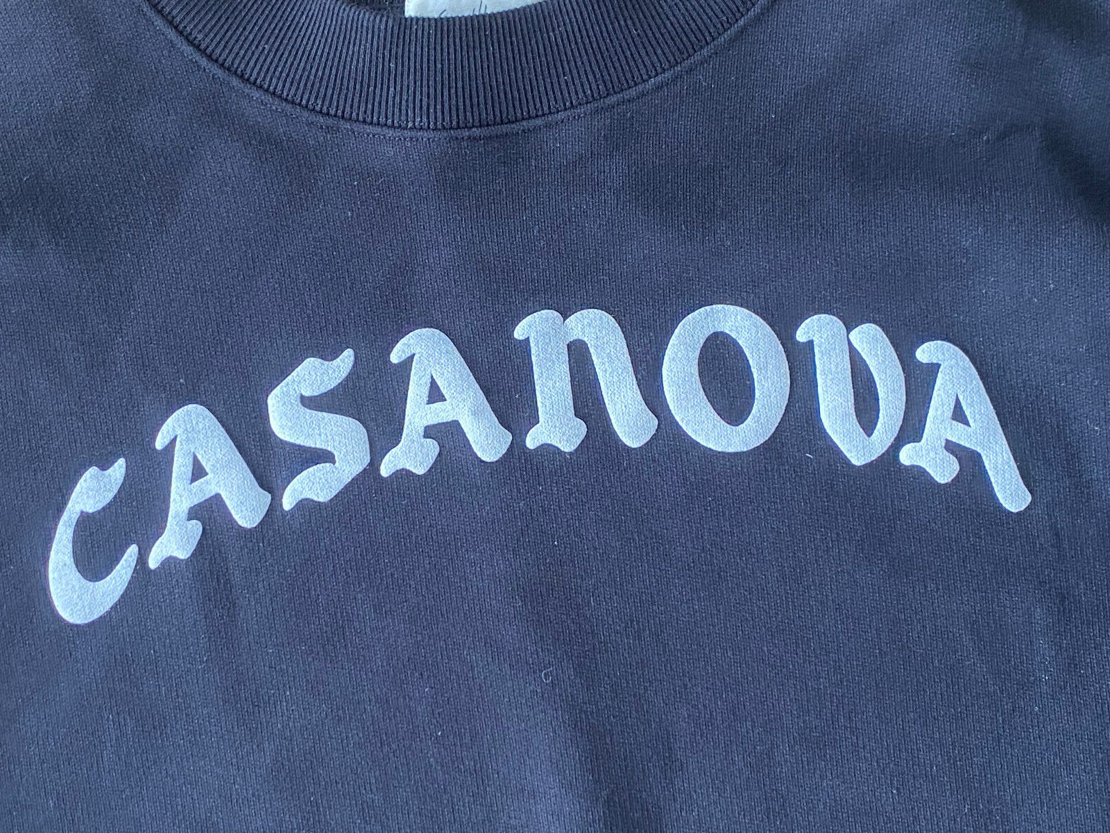 Second Layer CASANOVA Graphics Black Sweatshirt -… - image 4