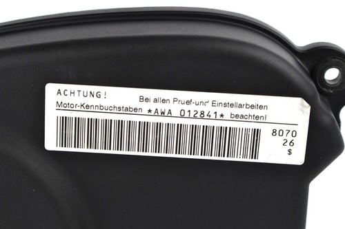 06D109123B Original Audi A4 B6 8E 2.0 FSI AWA Protector de correa dentada Cubierta Tapa - Imagen 2 de 5