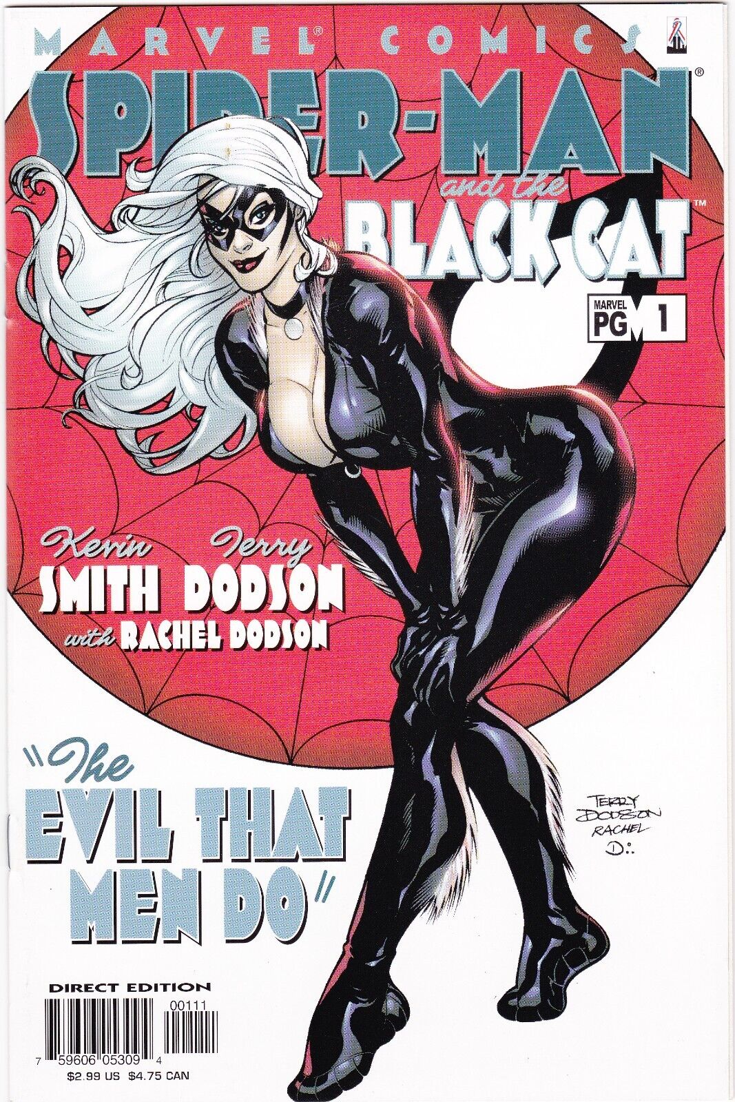 SPIDER-MAN AND THE BLACK CAT #1 & 2  / KEVIN SMITH / DODSONS /MARVEL COMICS 2002